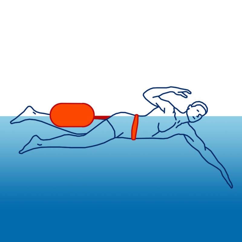 SaferSwimmer 360Swim Zwemboei Towfloat Oranje - Afbeelding 4